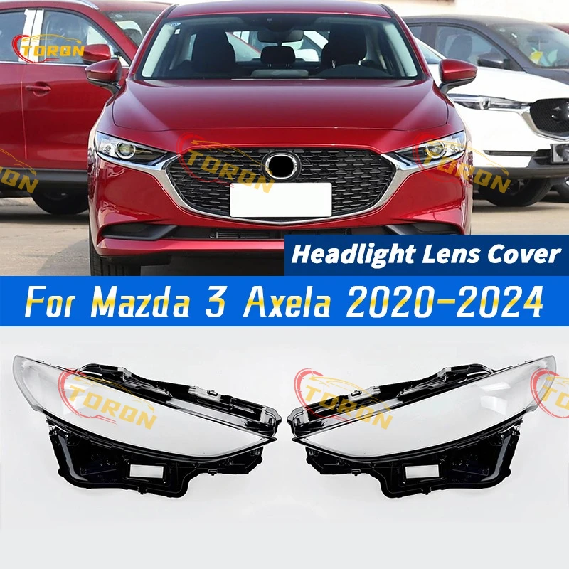 

For Mazda 3 Axela 2020 2021 2022 2023 2024 Car Headlight Lens Cover dust cover for headlights car accessories automobil parts