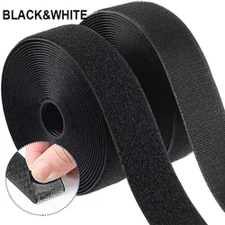 5Meters/Lot Sew on Hook and Loop Tape Non-Adhesive Fastener Tape 16/20/25/30/38/50mm Nylon Strips Fabric Tape DIY Crafts