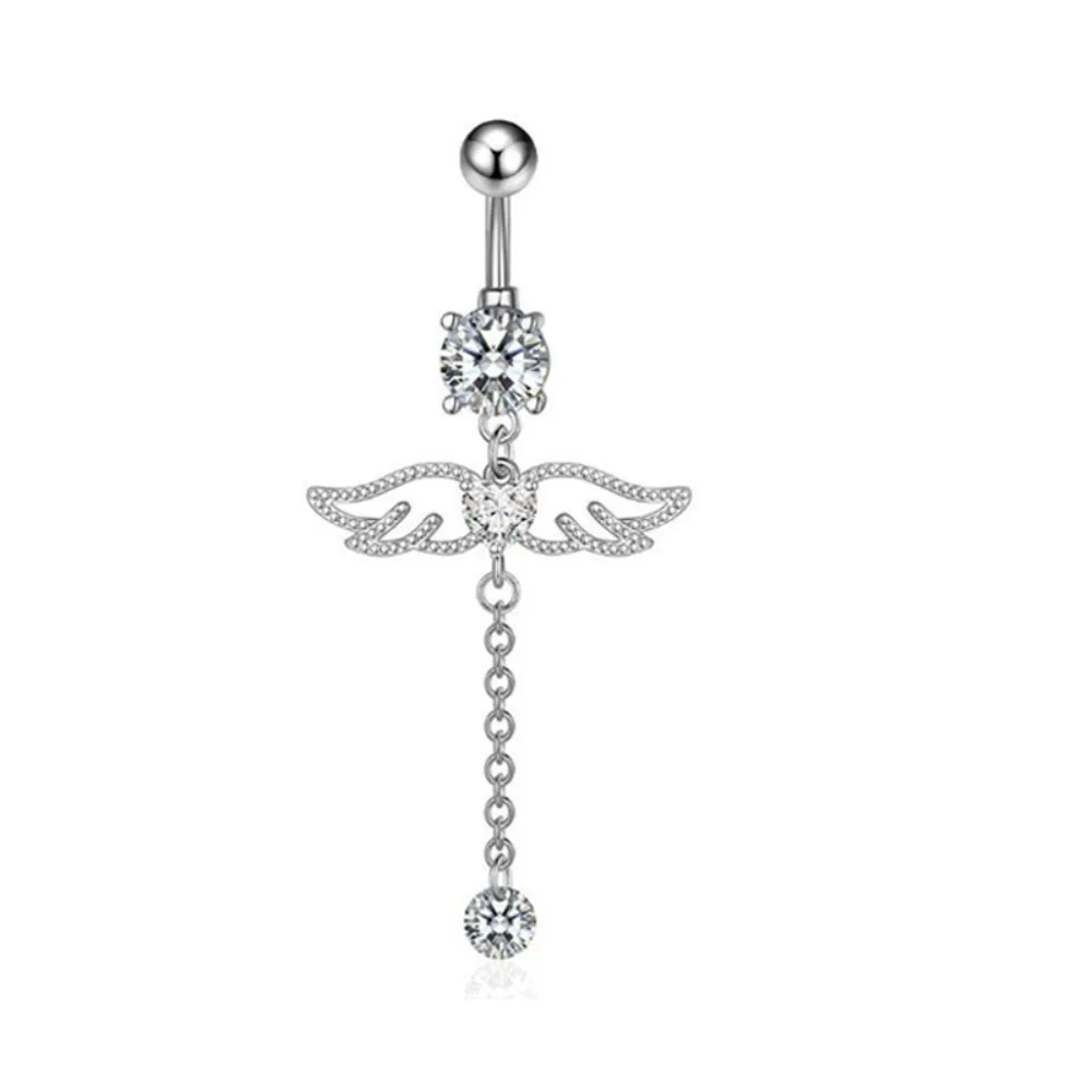 New Faux Fake Belly Rings Anti-allergy Clip on Umbilical Piercing Navel Ring Hoop Cartilage Belly Button Ring Body