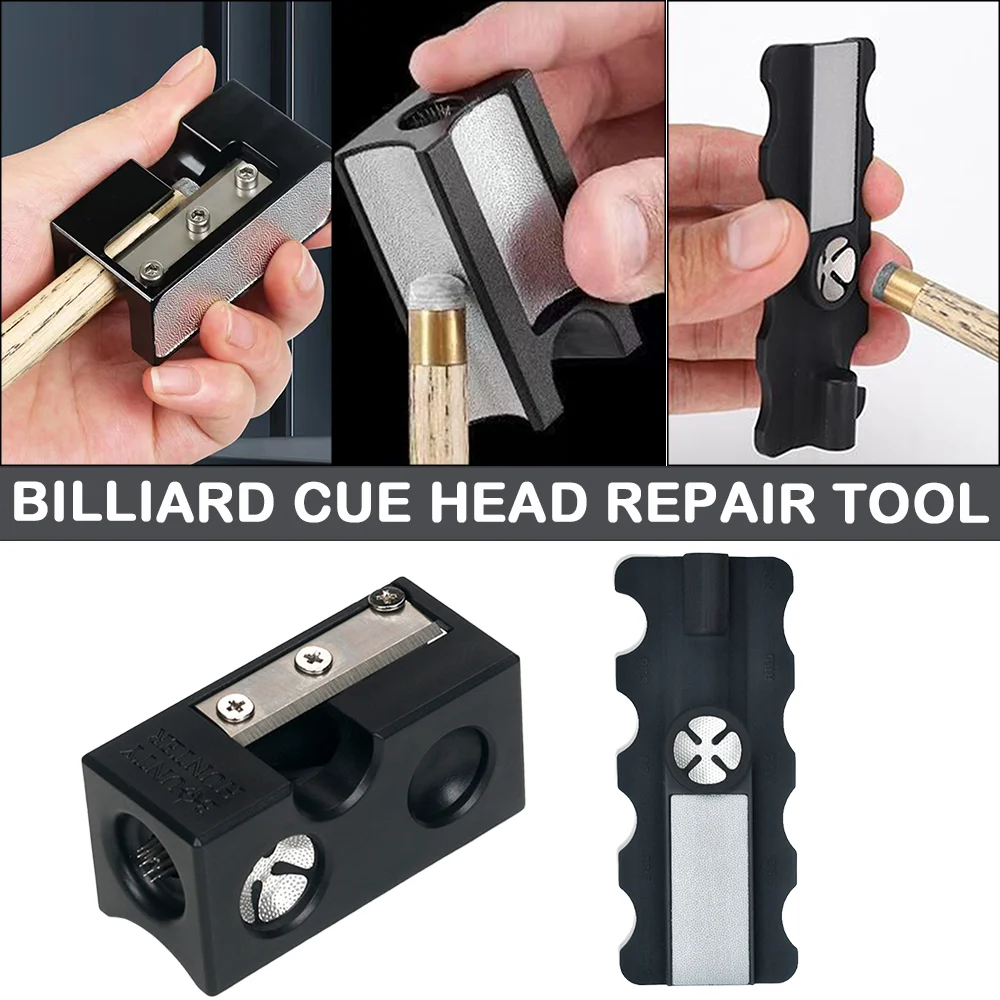 

Multifunction Pool Cue Tips Repair Tool 8-In-1 Snooker Cue Head Polishing Shape Tools Pool Hall 5-In-1 Billiard Accessories