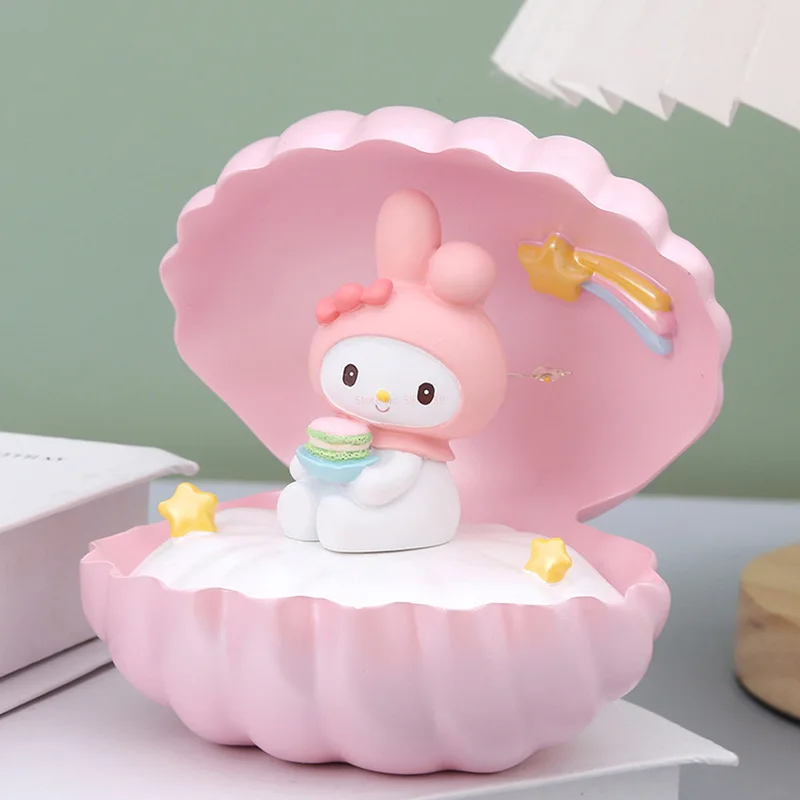 Sanrio Kuromi Cinnamoroll Doll Nightlight Cartoon Creative Student Gift Ornaments Desktop Decorations Birthday Gift