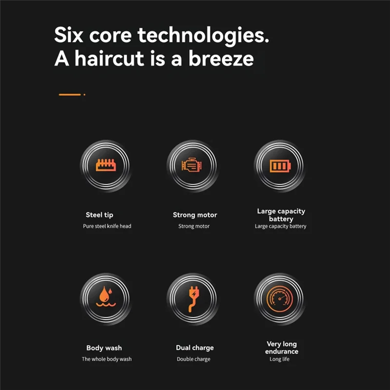 Whyy-aparador de cabelo aparador de beleza display digital multifuncional máquina de cortar cabelo elétrica dispositivo de remoção de cabelo masculino