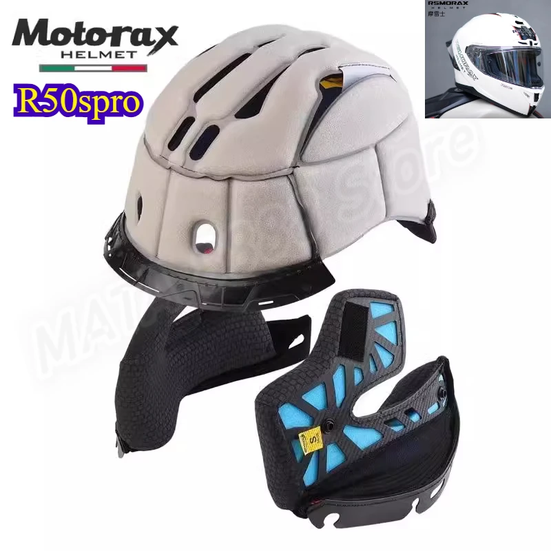

MOTORAX Original Genuine R50spro Lined Helmet Full Helmet Lined Inner Lined Inner Sponge Accessories Sweat-absorbing S-2XL