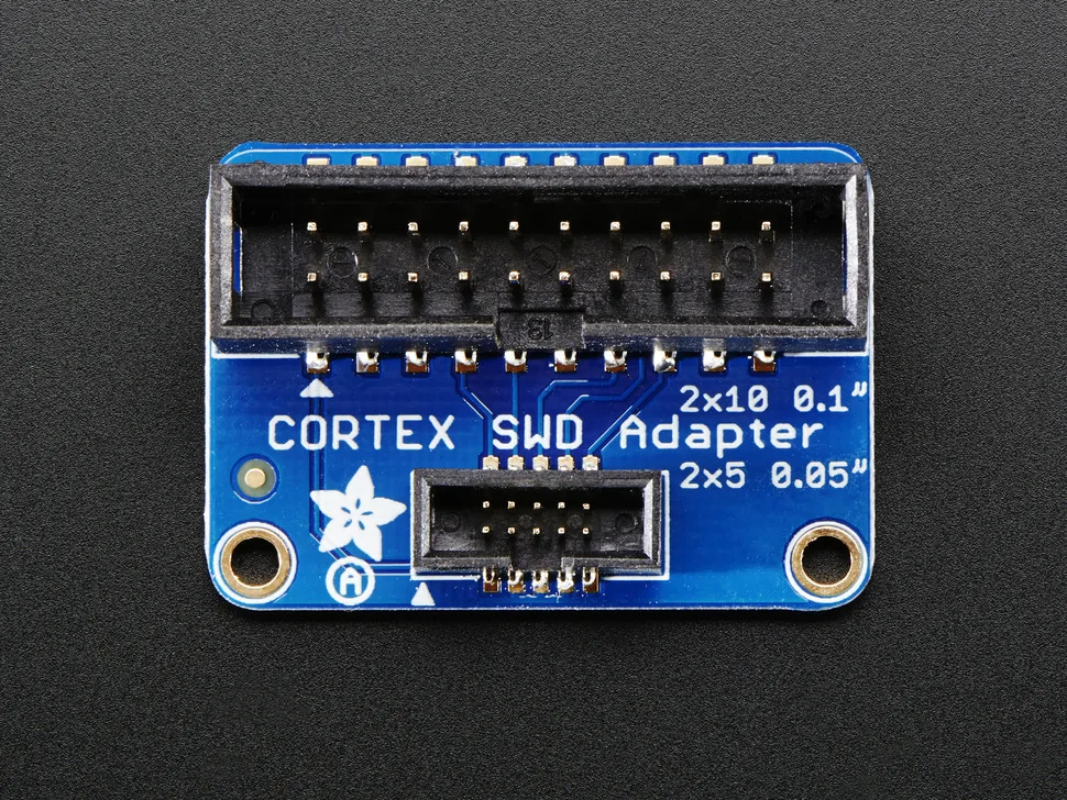 1~2pcs JTAG adapter board 20 pin 2.54mm to 10  1.27mm supports JLINK SWD Without connecting wires