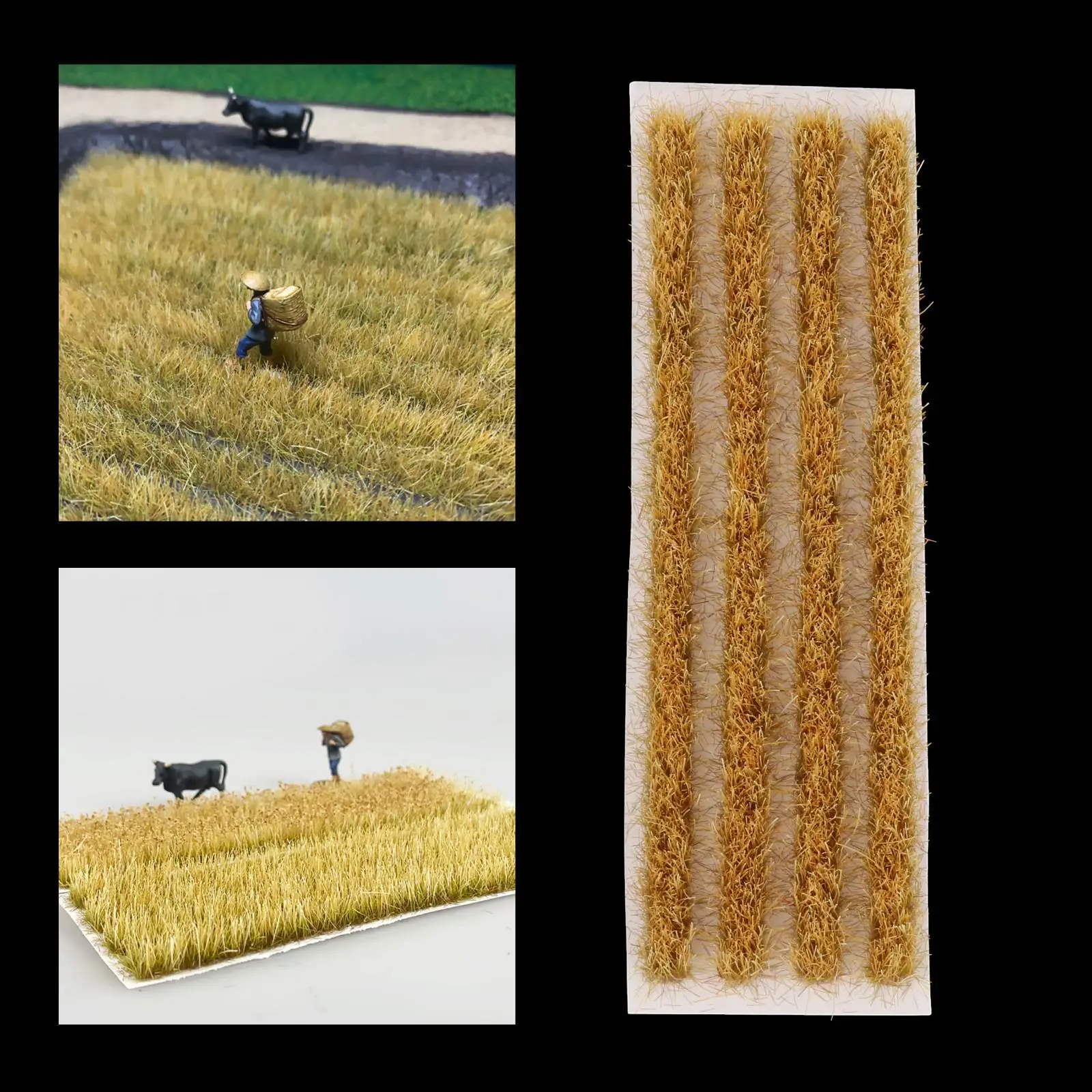 1:72-87 Simulation Miniature Wheat Field Model Materials For Making Military Sand Lawn Landscape Scenery Diorama Kits 1Box