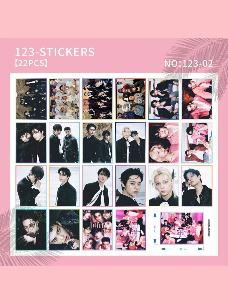 

Новогодний подарок SKZOO Stray Kids 22, наклейки HD KPOP Idol, водостойкий планировщик, наклейки на багаж, подарок-сюрприз на день рождения