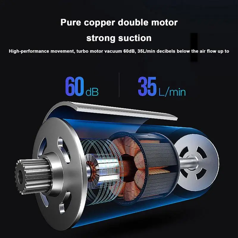 5500Pa ABS Auto Handheld Vacuum Cleaner, Car Accessories Novelties, Powerful Wireless Car Vacuum Cleaner, Car Gadgets, 1200mAh