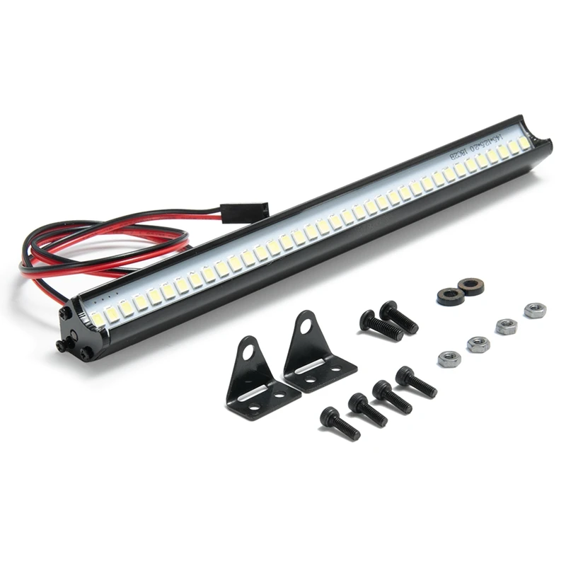 

150MM 36 LED Light Bar Roof Lamp Lights For Axial SCX10 90046 Traxxas TRX4 Slash Rustler 1/8 1/10 RC Crawler Truck