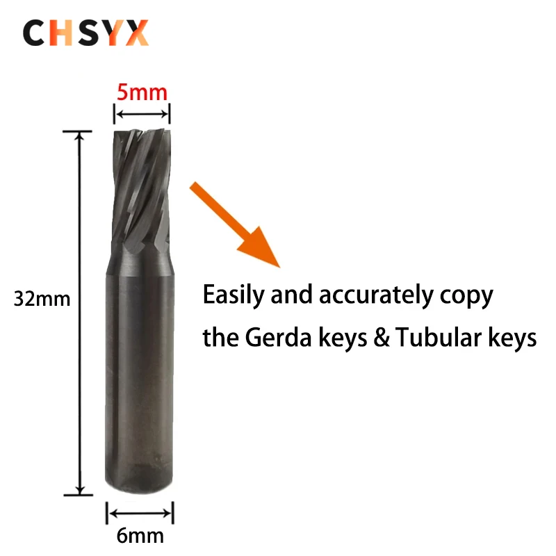 Tubular key Barrel Key Cutter Tracer Compatible with Most Vertical Manual Key Cutting Machines Locksmith Tools - view 2