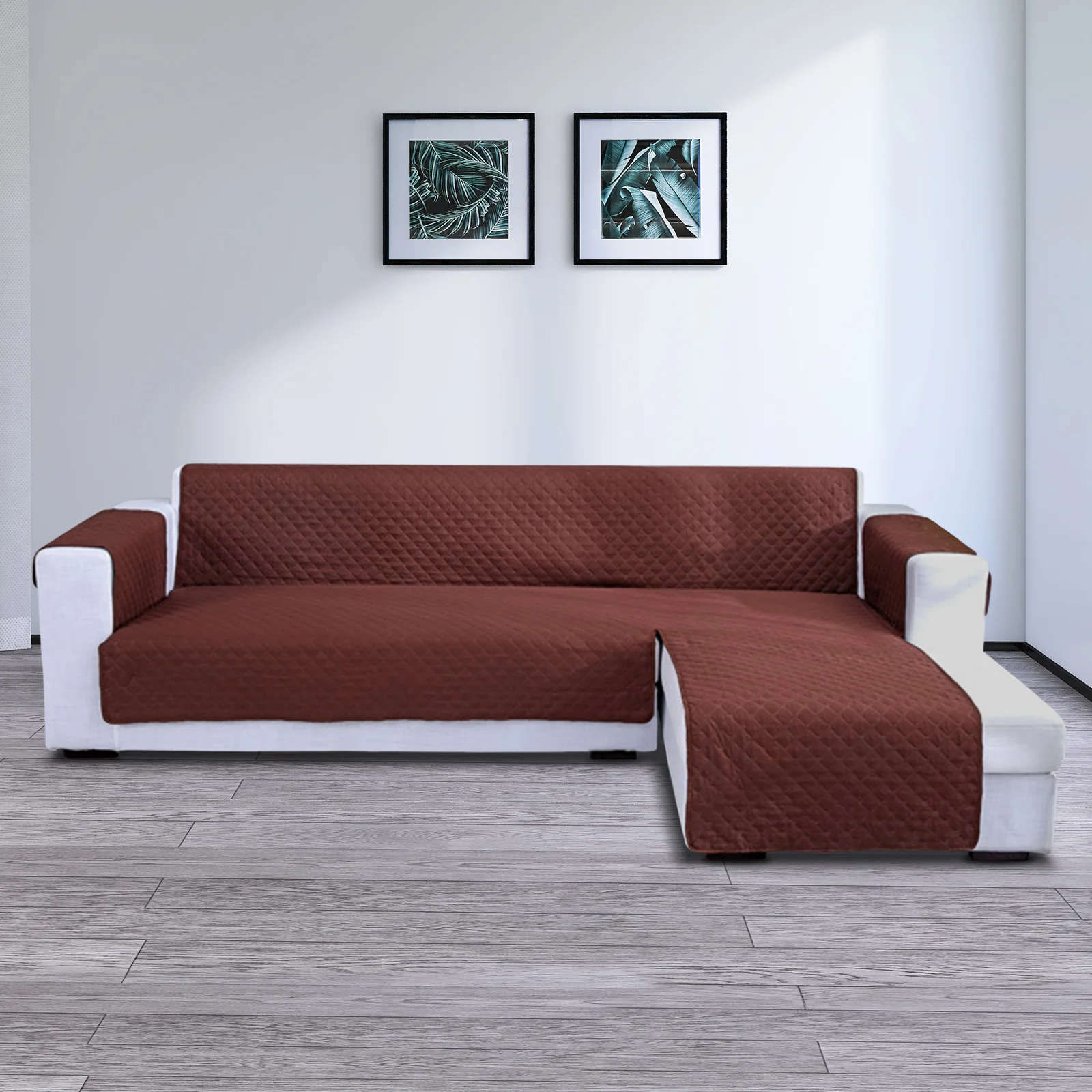 

L Shaped Couch Cover Sectional Sofa Cover 1 Piece Couch Cover for Sofas Couches Sectional Furniture