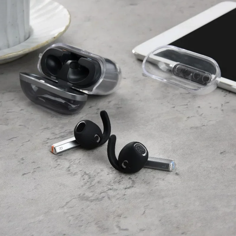 Zachte siliconen oortelefoon oordopjes oorhaken voor Samsung Galaxy Buds 3, vervangende antislip vleugeltips oordopje beschermhoes