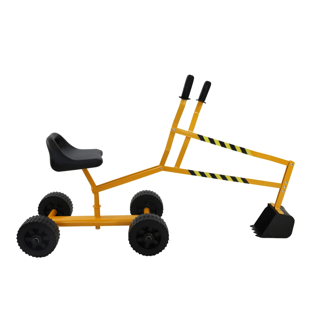 

Игрушечный экскаватор езда, земснаряд песка, желтый