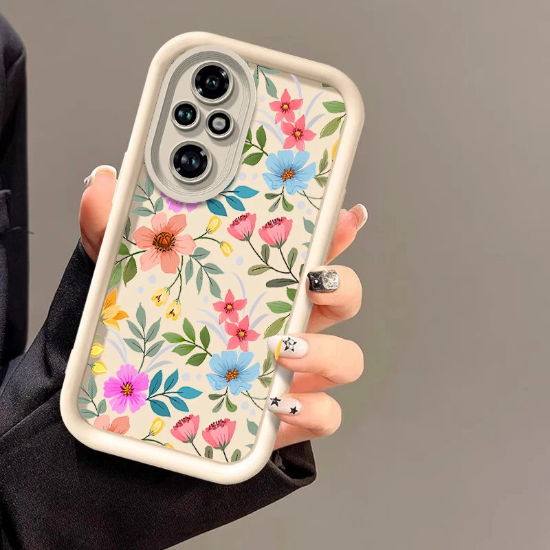 200 Red Flower New Sky Eye Phone Case For Honor 200 200Lite 50Pro 50 X40GT X7A X50i X8A X40i 90Lite 50SE X9A X30 9XPro X8 Cover