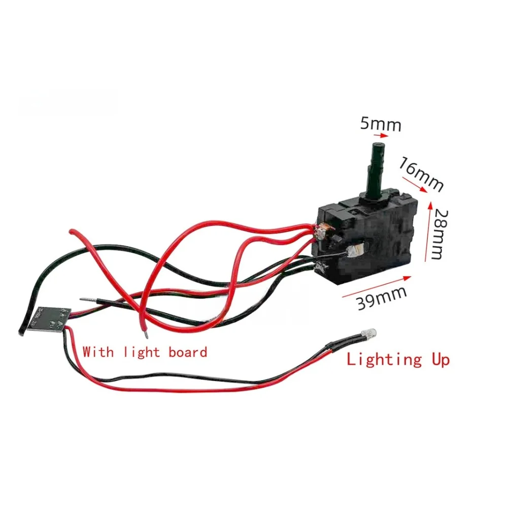 1pc 12V 24V 07193 Ratchet Wrench Switch With LED Light Board Cordless For Ratchet Wrenches Switch Power Tool Accessories