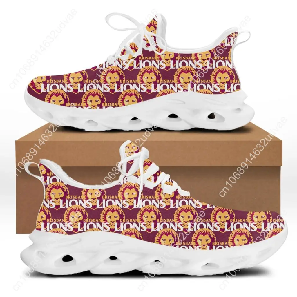 Brisbane Lions Australian Football Flats Sneakers Mens Womens Sports Running Shoes High Quality DIY Sneaker Customization Shoe