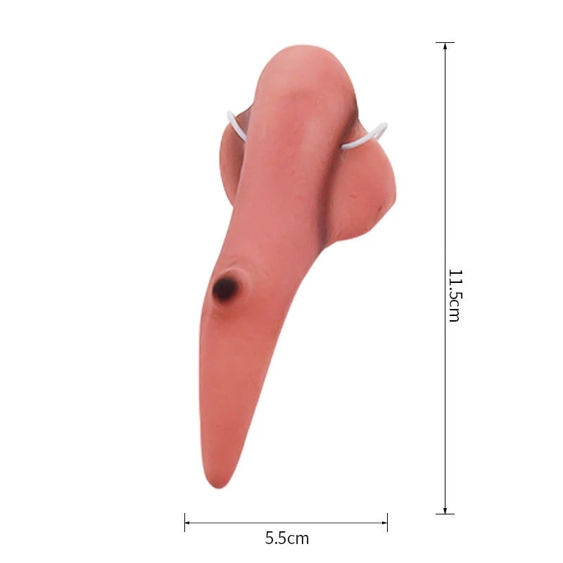 Halloween Witch Nose & Glasses Set Costume Party Props with Elastic Straps Stage Performance Accessories for Kids 1pcs