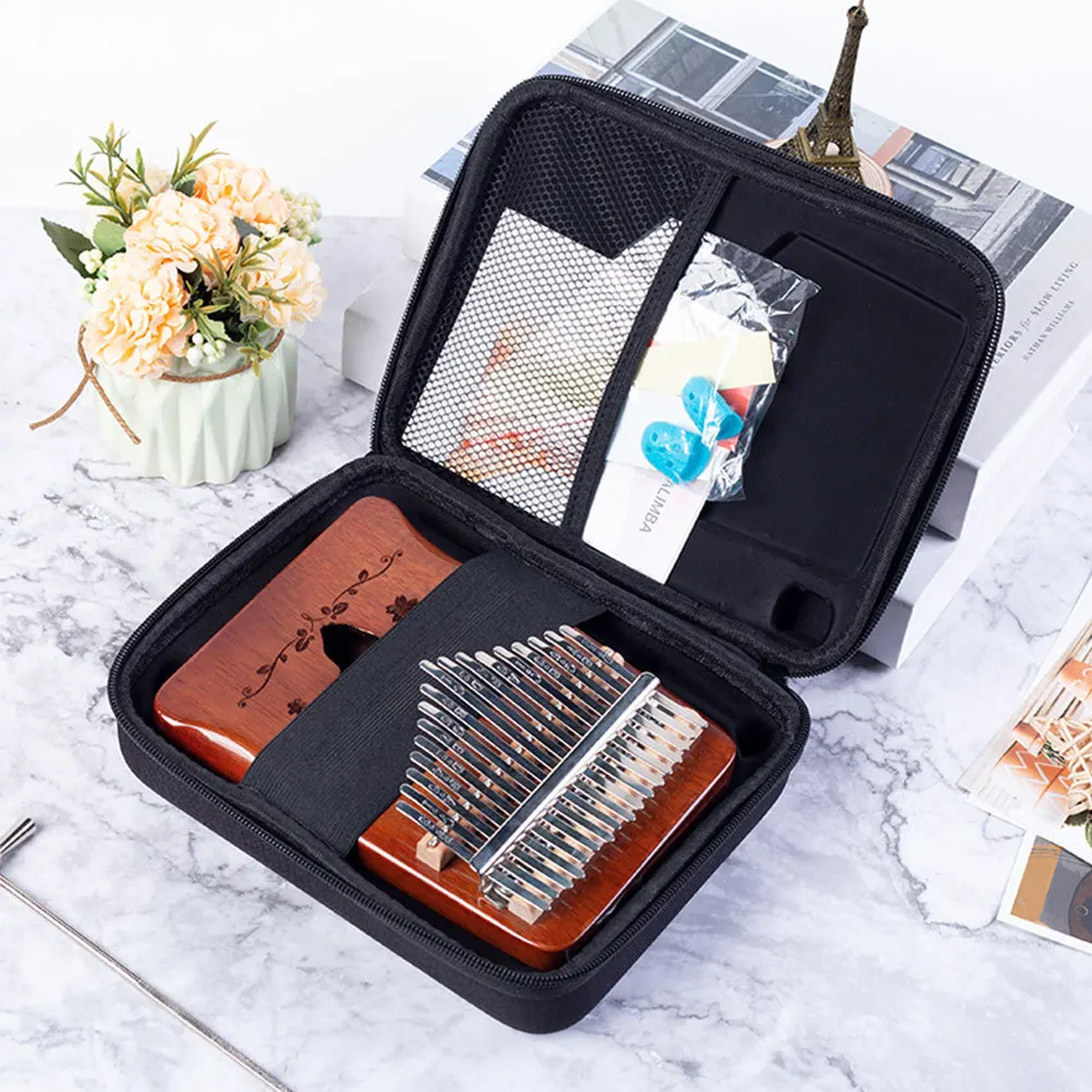 1Pcs Waterproof Kalimba Case Shockproof Eva Thumb Piano Storage Bag Durable Portable Zipper Music Instrument Pouch - Image 5