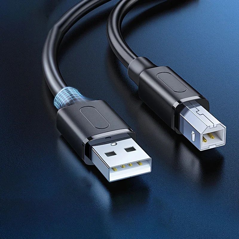 

2.0 USB Printer Cable 10m 5m 3m 2m Type A To B Male Data Cable for Scanner Fax Machine Printers Cord For Canon Epson Scanner HP