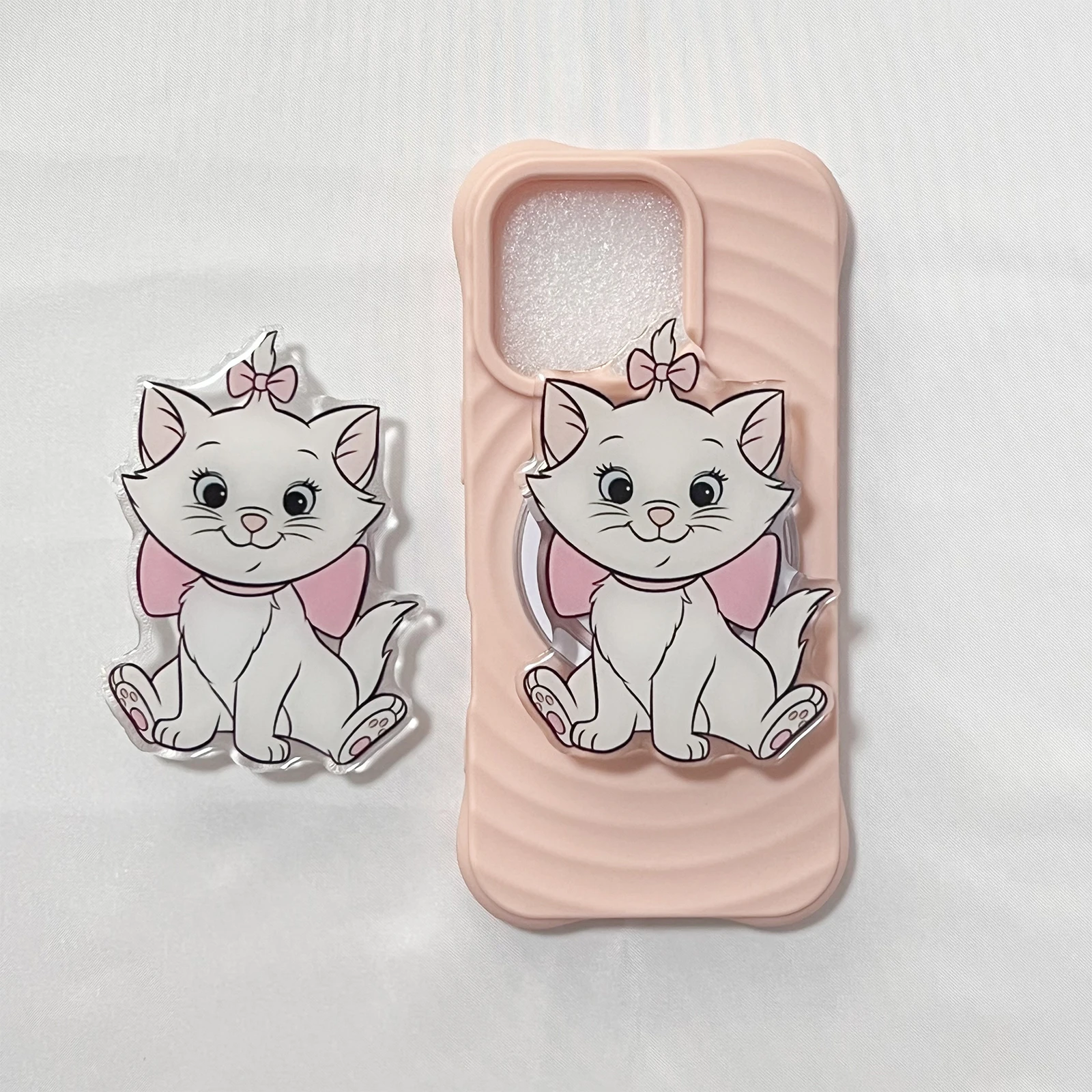 Корейский милый мультяшный кот, держатель для телефона Griptok, поддержка IPhone, Samsung, чехол для телефона, Grip Tok, розетка, кронштейн, подарок для девочки