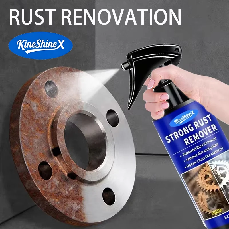 KineShineX Auto-Rostentferner Radnabenpflege Auspuff-Rostentfernungsspray Metallreiniger Eisenpulver-Fleckenentferner