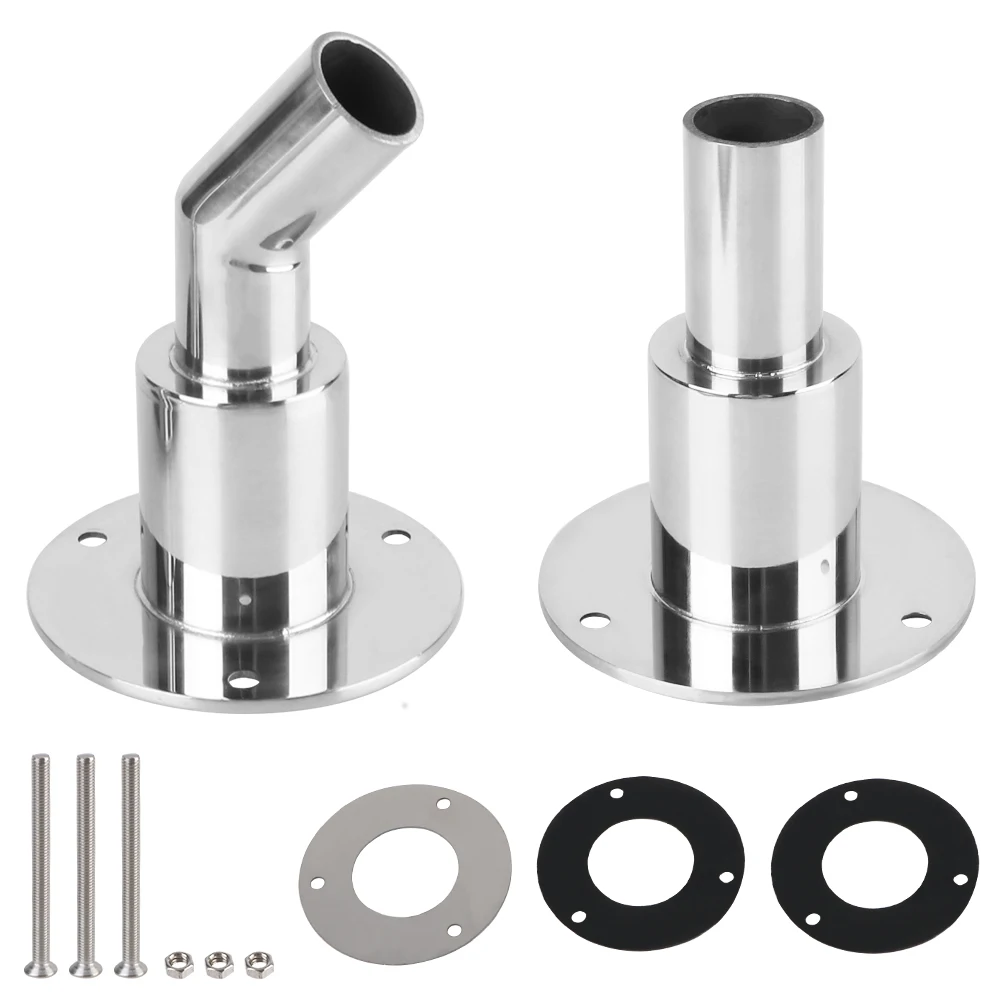 24mm Socket Hardware Part Universal Stainless Steel Air Diesel Vent Heater Thru Hull Exhaust Fitting Tube Pipe