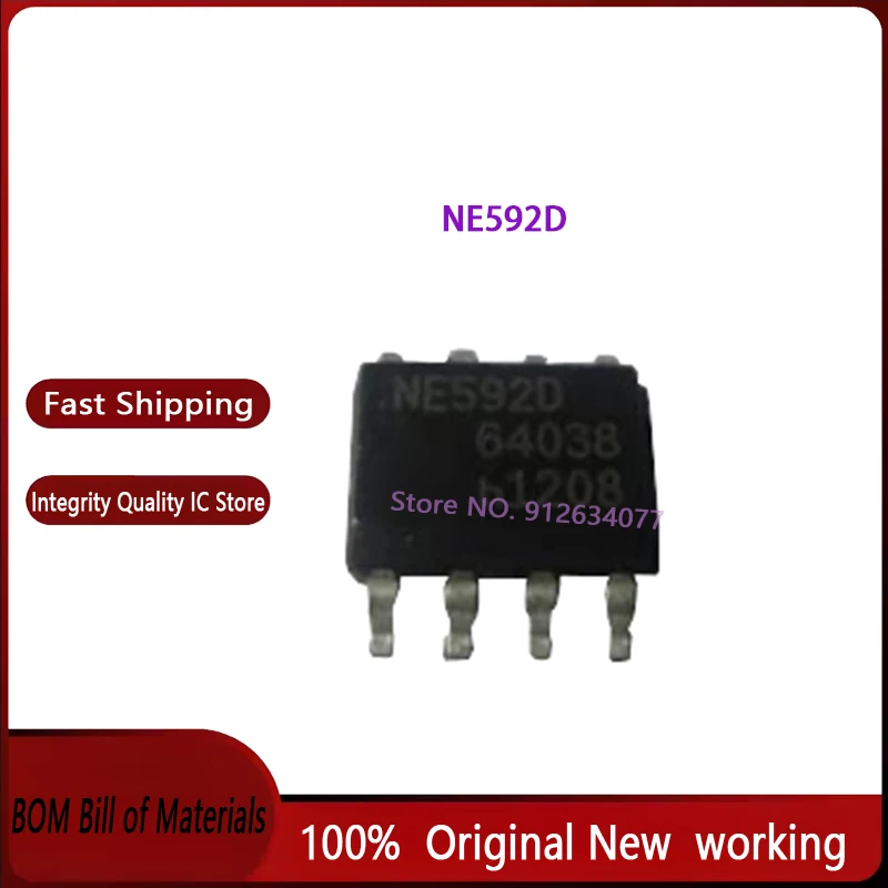 10-100 unids/lote NE592D8G NE592D8 NE592D NE592 SOP8 100% nuevo Original
