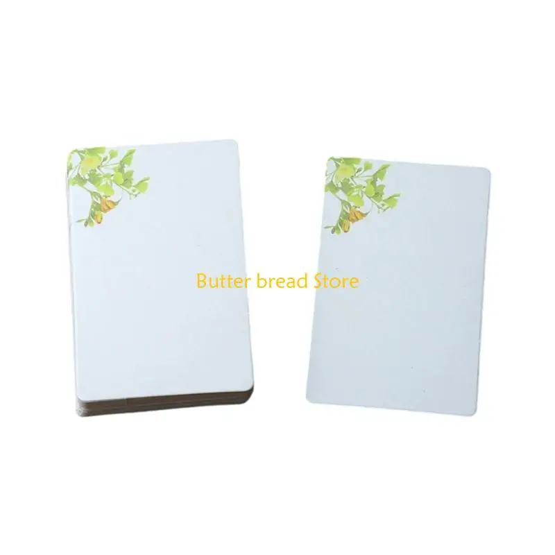 

W89C 20 листов пустых бумажных карточек 2,24x3,54 дюйма без подкладки, учебные карточки, заметки для детей, взрослых, ремесло,