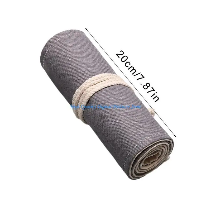 u2jeアーティストペイントブラシホルダーキャンバスロールアップバッグケースペイントブラシストレージポーチオイル水彩ガッシュアートペイントブラシ用