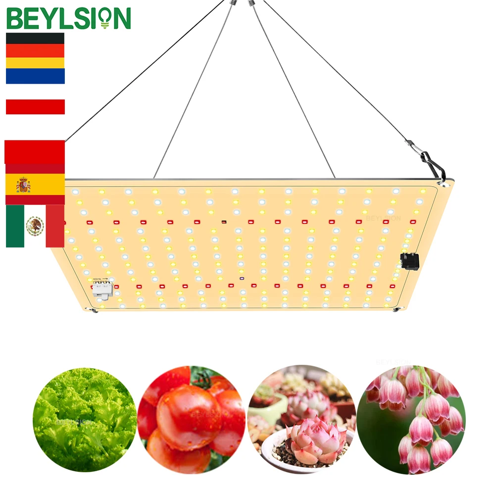 BEYLSION Dimmable 850WSCP IR UV Samsung LED Grow Lights Full Spectrum Quantum Board High PPFD NO Fan Light Seedling Veg Blooming