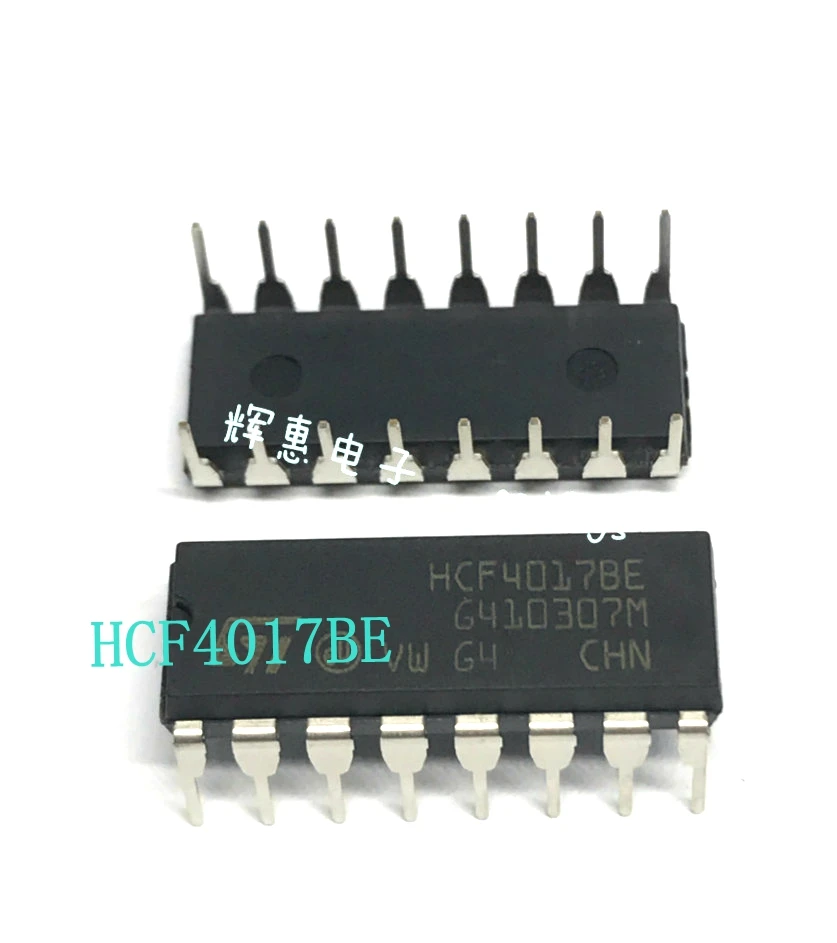 5pcs  HCF4017BE   DIP16