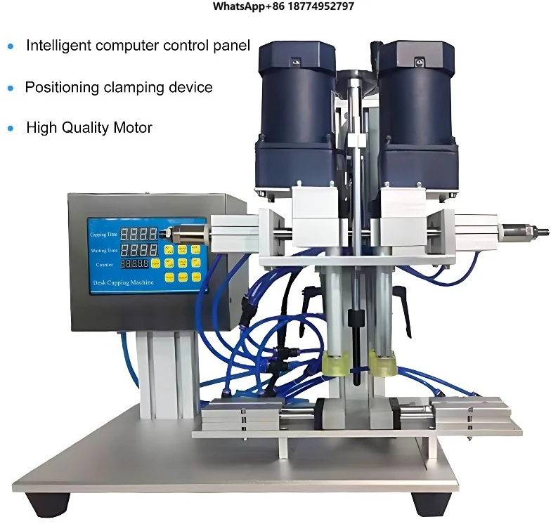 Semi-Automatic Capping Machine for Small-Scale Production Suitable for Capping Machines of Various Bottle Types