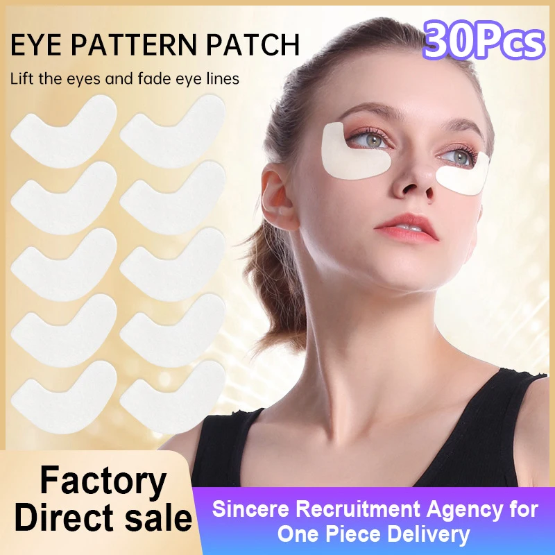 30Pcs Eye Stickers Eye Masks Anti Wrinkle Patch Dark Circle Fine Wrinkle Reusable Silicone Under Eye Patch Eye Pads Eye Beauty