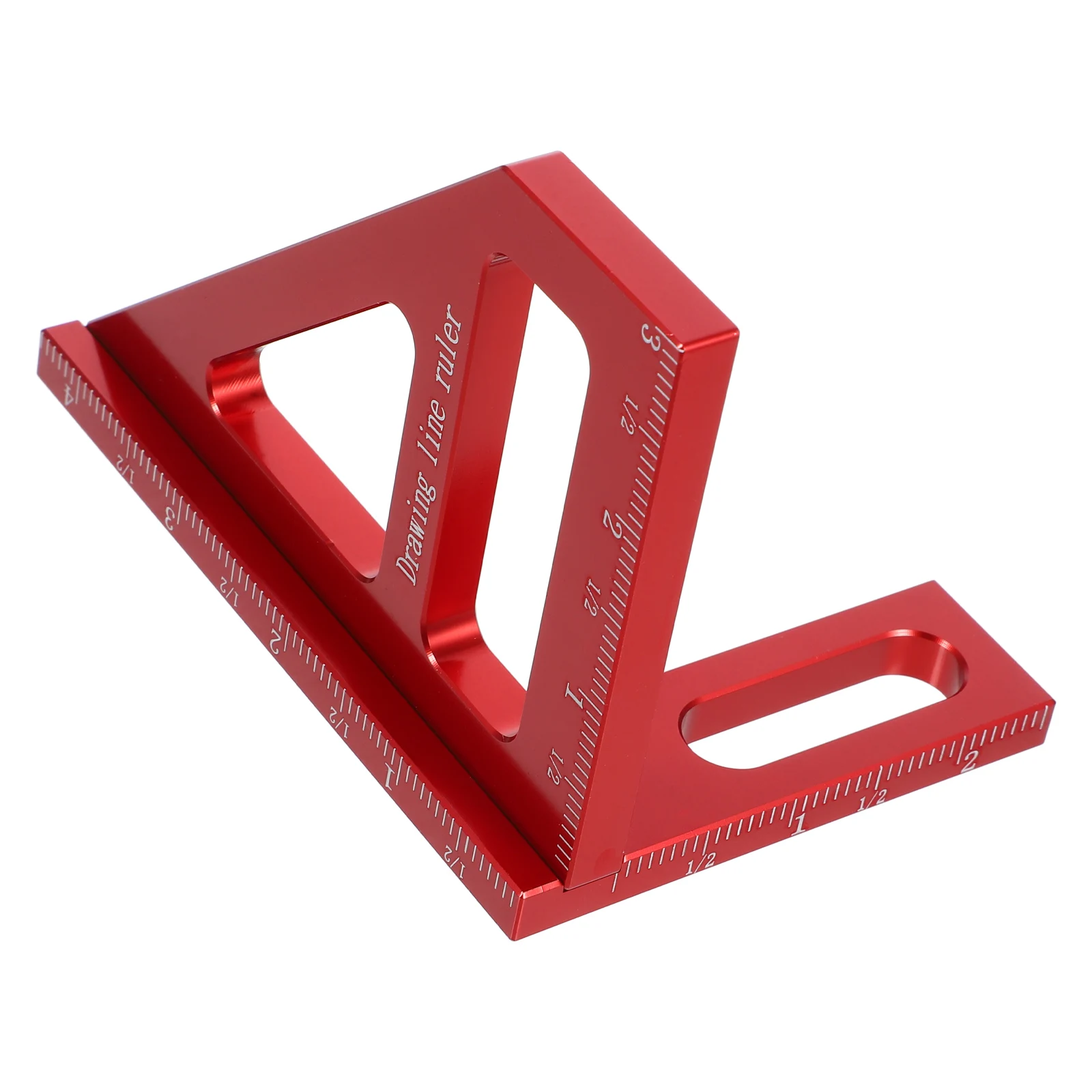 

Woodworking Marking Ruler Precision Square Aluminum Multi Angle Measuring Carpenter Triangle Right Ruler Miter Tools