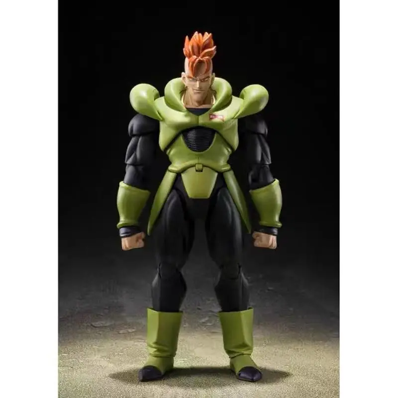 In Stock Original Bandai SHFiguarts SDCC Dragon Ball ANDROID #16 Exclusive Edition Action Figure Anime Model Collectible Toys