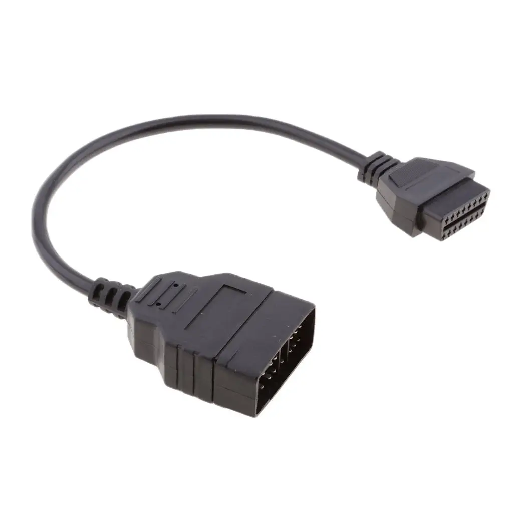 

Car Diagnostic Cable Line OBD Connector 22 Pin to 16 Pin Plastic OBD2 Extension for Vehicle Analysis
