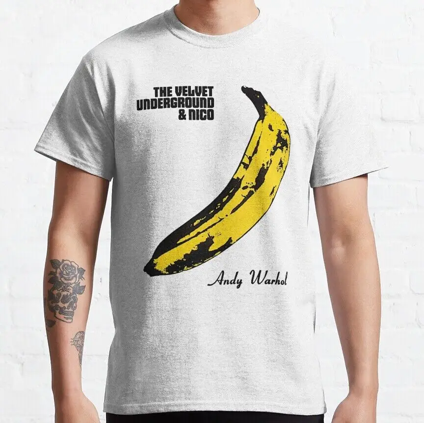 Velvet Underground & Nico Retro, Vintage Graphic Unisex   summer T-shirt Cotton fashion couple clothesVintage