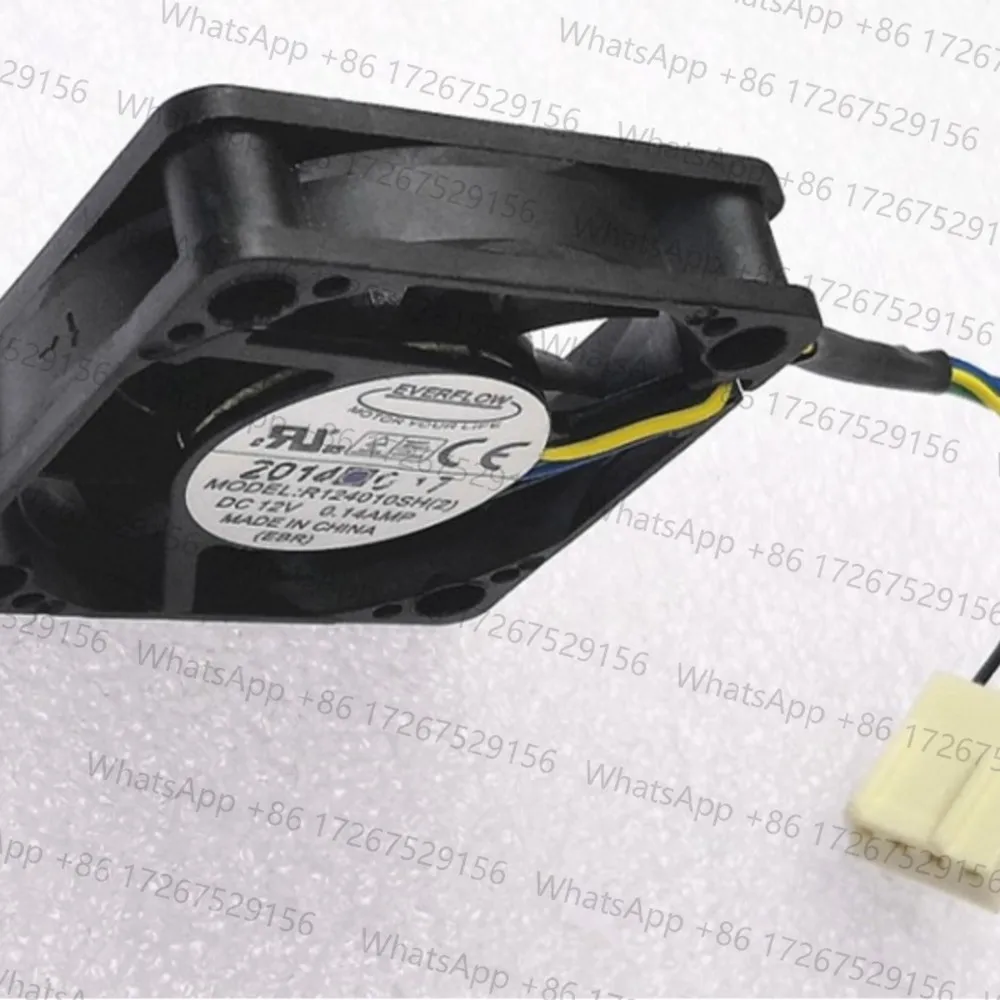 New For Everflow 4010 4cm 40mm Pwm Fan R124010sh (2) 12V 0.14a 4-Wire Pulse Speed Control Cpu Cooler