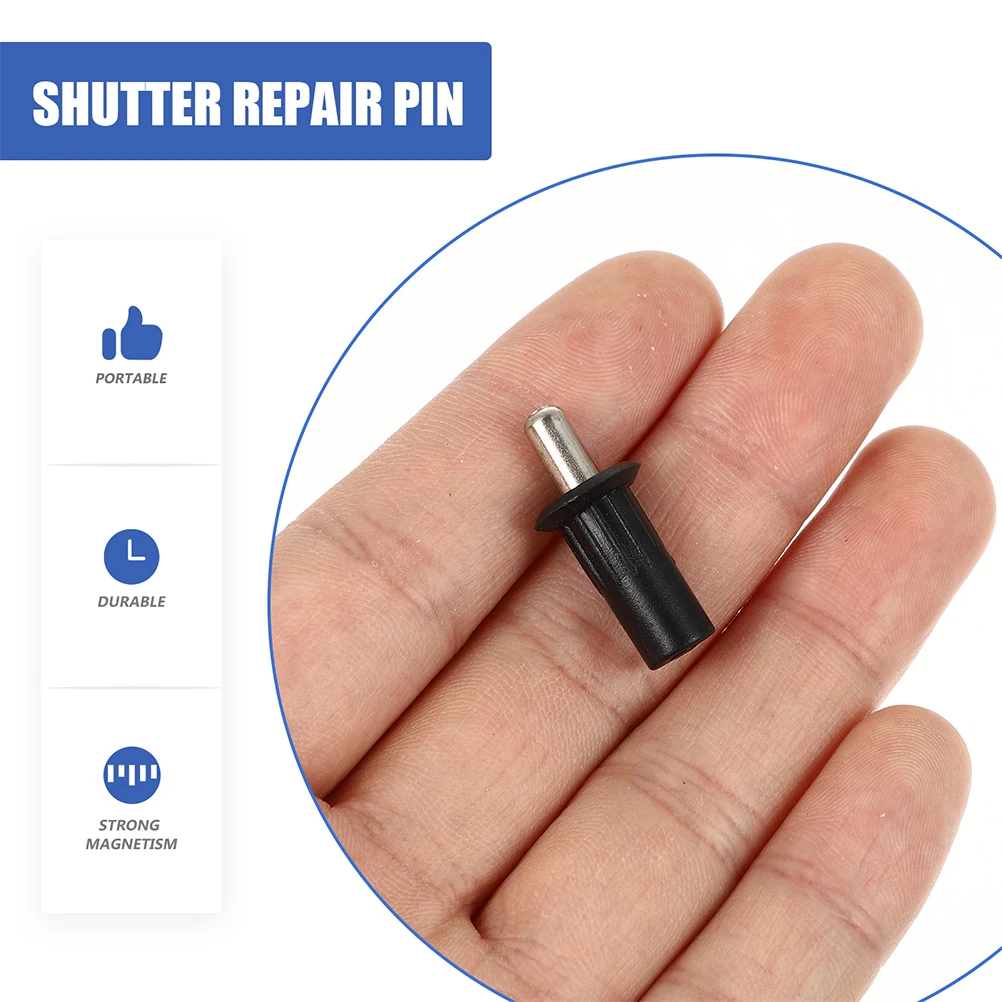 

50pcs Pins Windows Repair Tools Indoor Staples Pin Durable Plastic Blinds Repair Pins Universal Shutter Pin Replacement