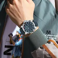 POEDAGAR Original homme montre-bracelet haut de gamme étanche lumineux Date semaine montre pour hommes Quartz Sport cuir hommes montres Reloj 5
