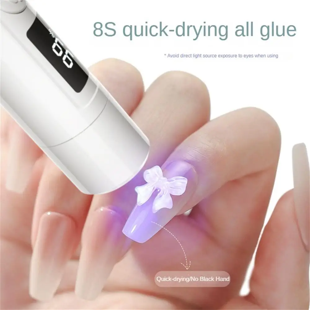 Gel Nail Ease Of Use Simple Operation Innovative Roast Lamp Manicure Portable Nail Lamp Ultraviolet Lamp Led Display Durable