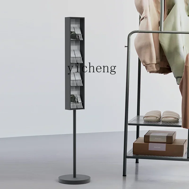 ZC data rack ins wind vertical floor display rack removable, creative stainless steel display rack
