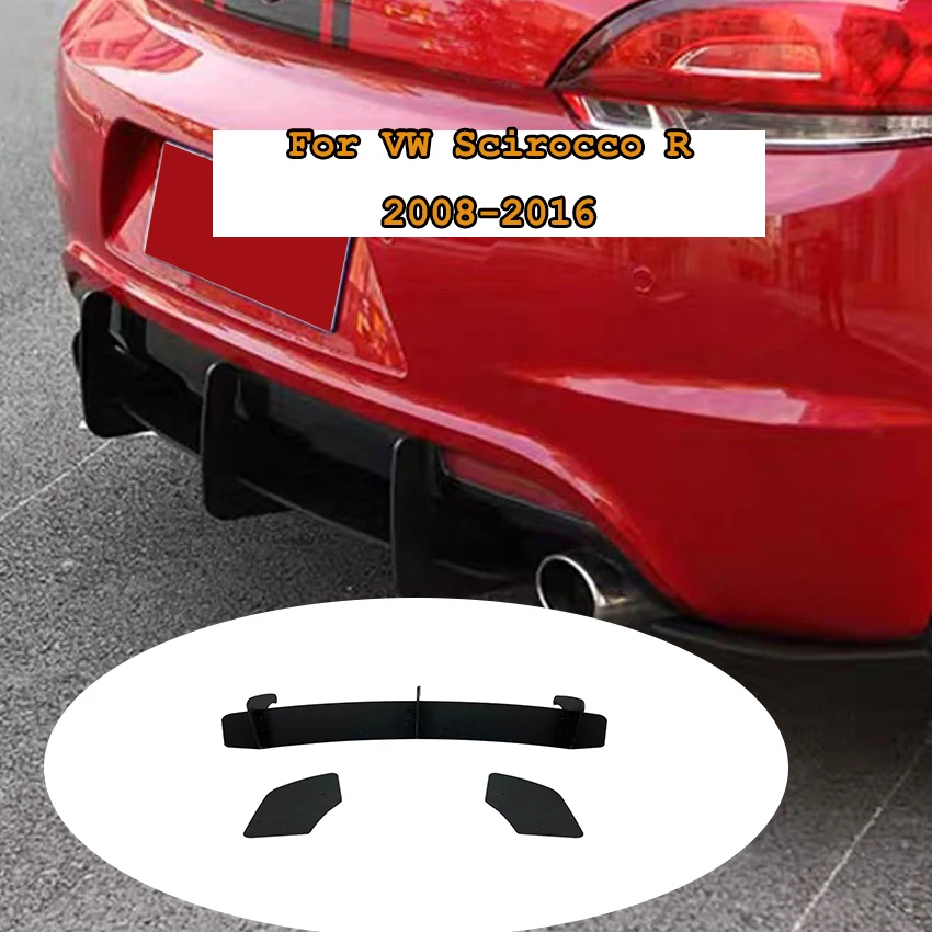 

for Vw Scirocco R 2008-2016 Cars Exterior Modification Accessories Car Rear Bumper Lower Diffuser Lip Body Kit