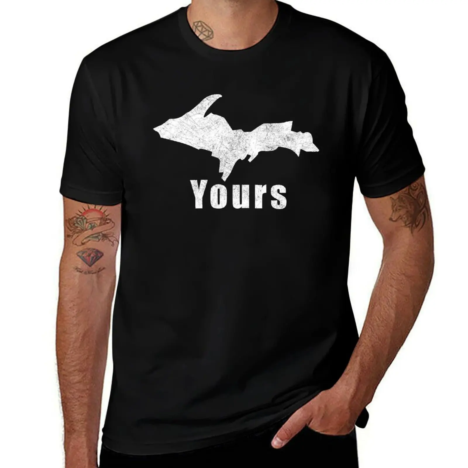 U.P. Yours Michigan Upper Peninsula T-Shirt Breathable Lightweight Summer Top T-Shirt
