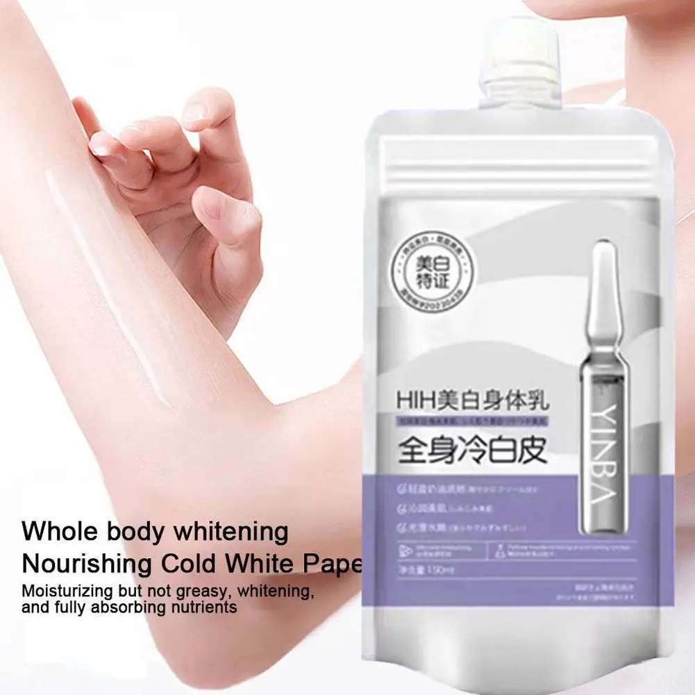 Whitening Body Lotion Skin Bleaching Improve Dull Lighten Brighten Rough Beauty Moisturing Skin Pigmentation Improve Dry Ca Y2J1