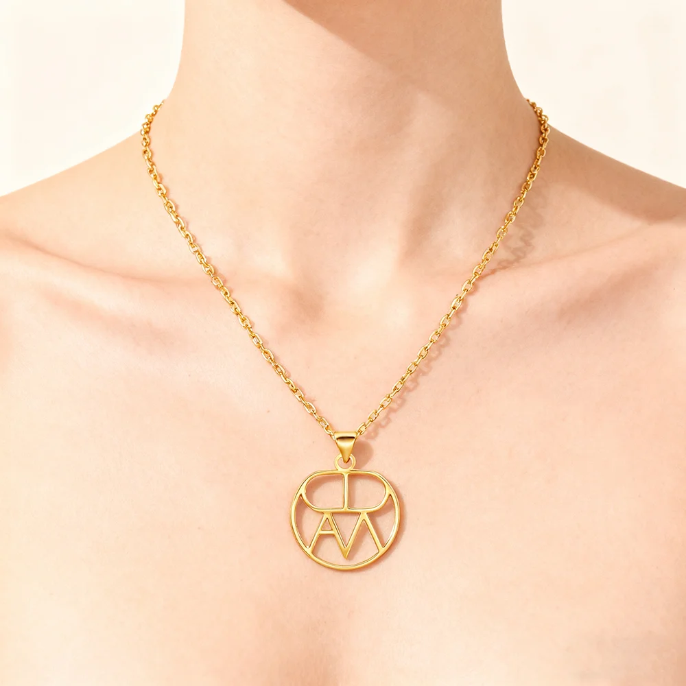 شخصية شعار تصميم اسم قلادة أفضل صديق اسم قلادة شقيقة السندات هدية واحدة من نوع قلادة قلادة وصيفة الشرف #4