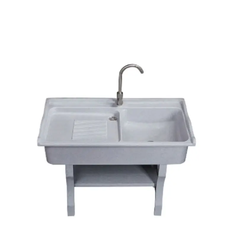 

Quartz stone laundry basin, balcony, integrated basin, outdoor washbasin, laundry basin with washboard, courtyard sink, and tabl