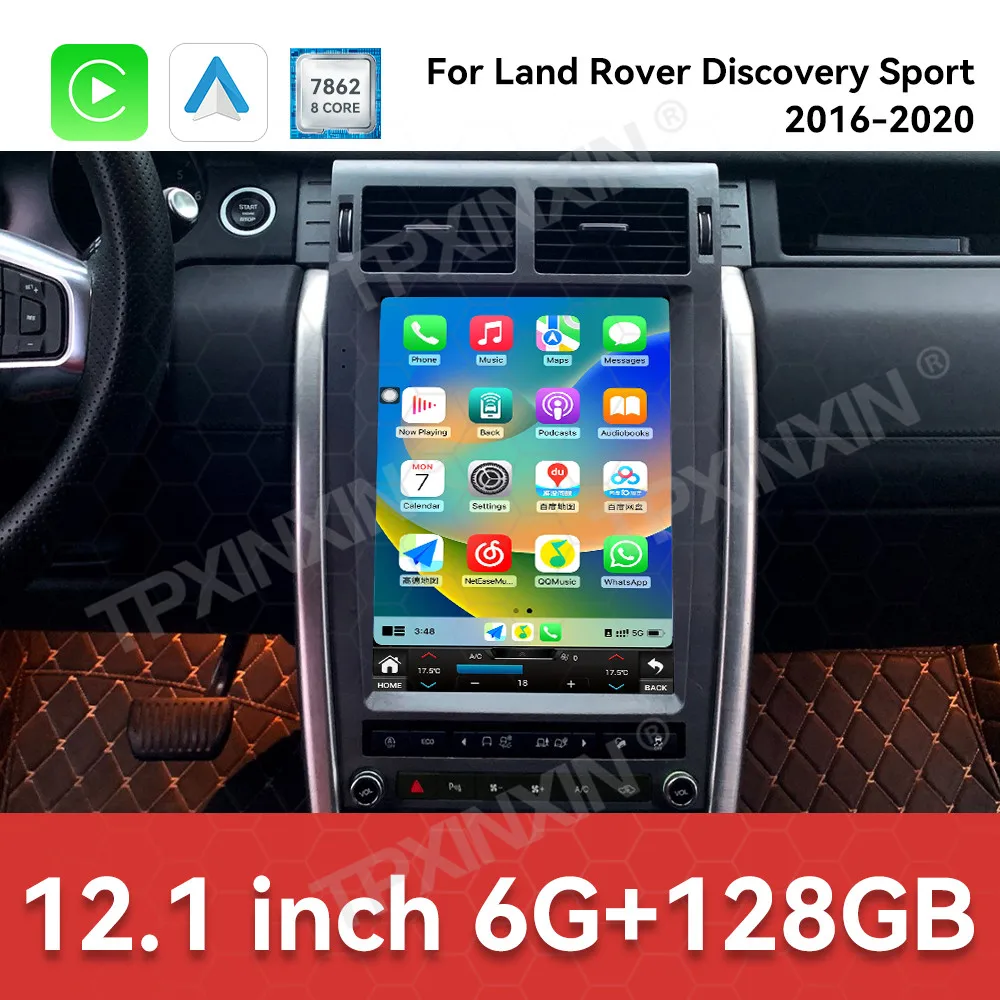 لاند روفر ديسكفري سبورت 2016-2020 راديو السيارة الاندورويد الوسائط المتعددة فيديو Carplay Autoradio ستيريو نظام تحديد المواقع والملاحة رئيس وحدة #1