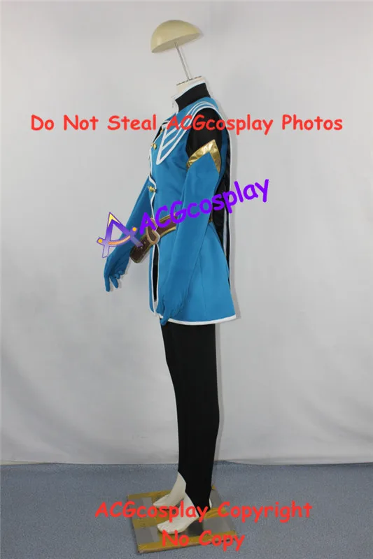 Tales of the Abyss Jade Curtiss Cosplay Costume acgcosplay Include Boots Covers