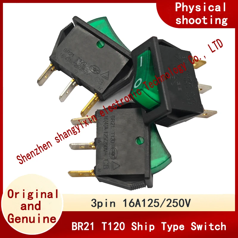 

Original BR21 three-legged two-speed boat-type switch lever-type switch 16A 125/250V 31*14mm