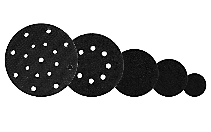 2 Stück Schleifpads, Schwammpolster, pneumatischer Schleifer, Schutzpolster, selbstklebendes Schleifpapier, Polierscheibe, Schleifunterlage – Detail 2